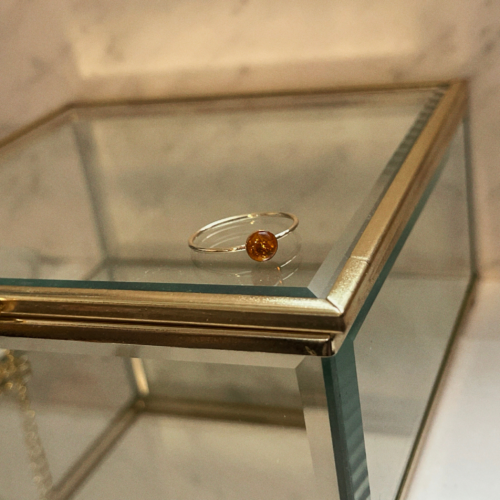 Amber Ring Size 8