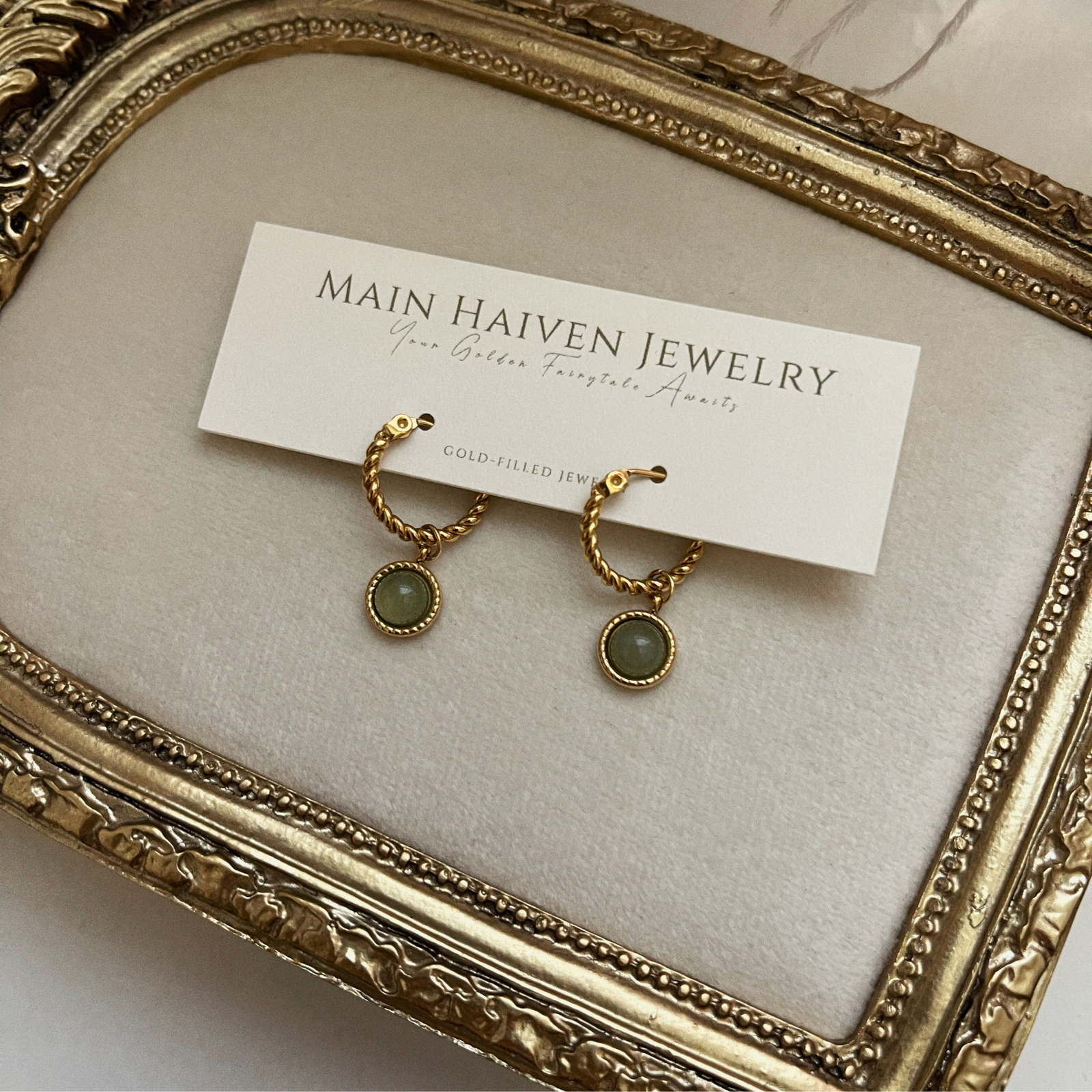 Hazel Charm Hoops - Image 4