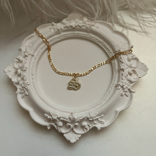 Custom Old Script Anklet