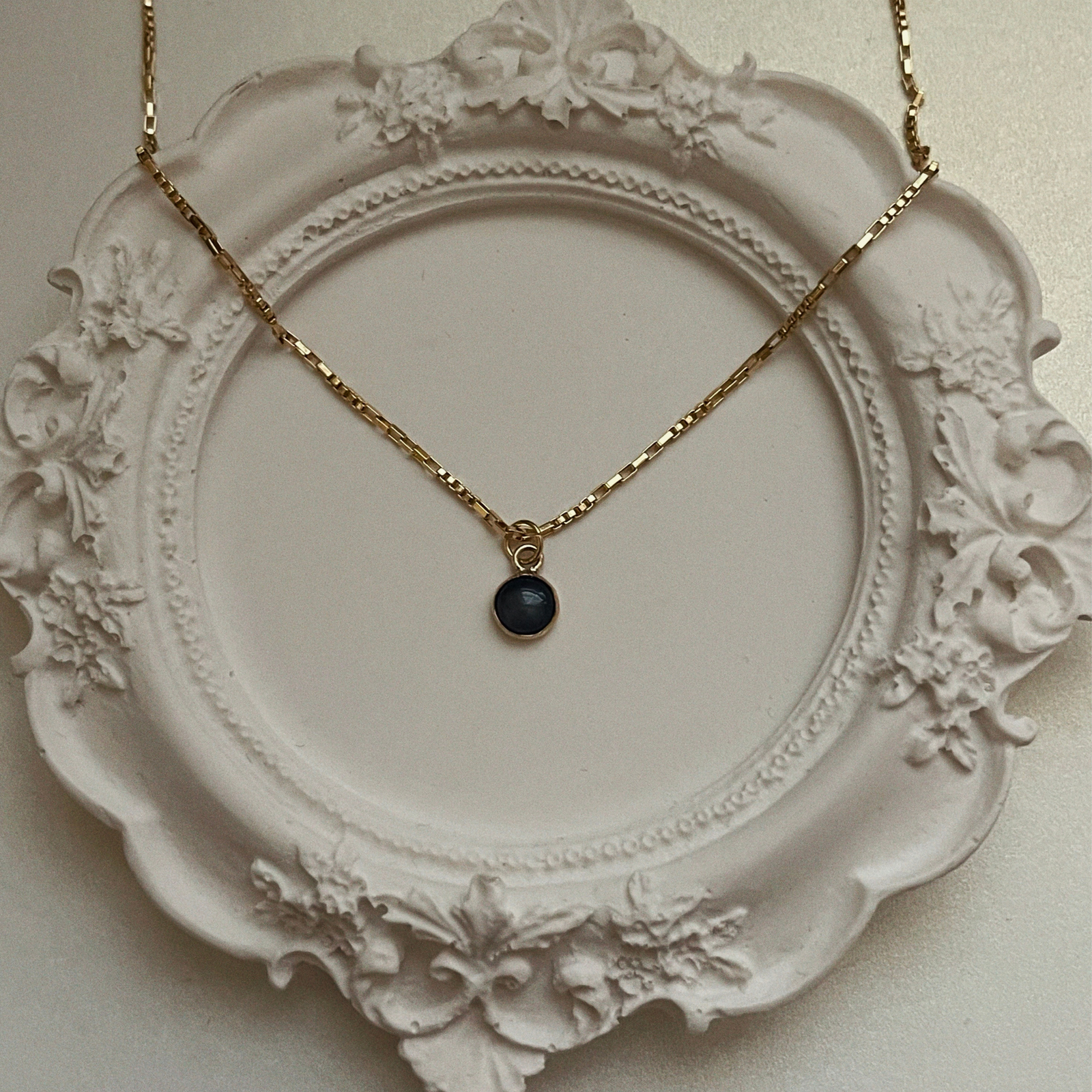 Midnight Blue Opal Necklace - Image 2