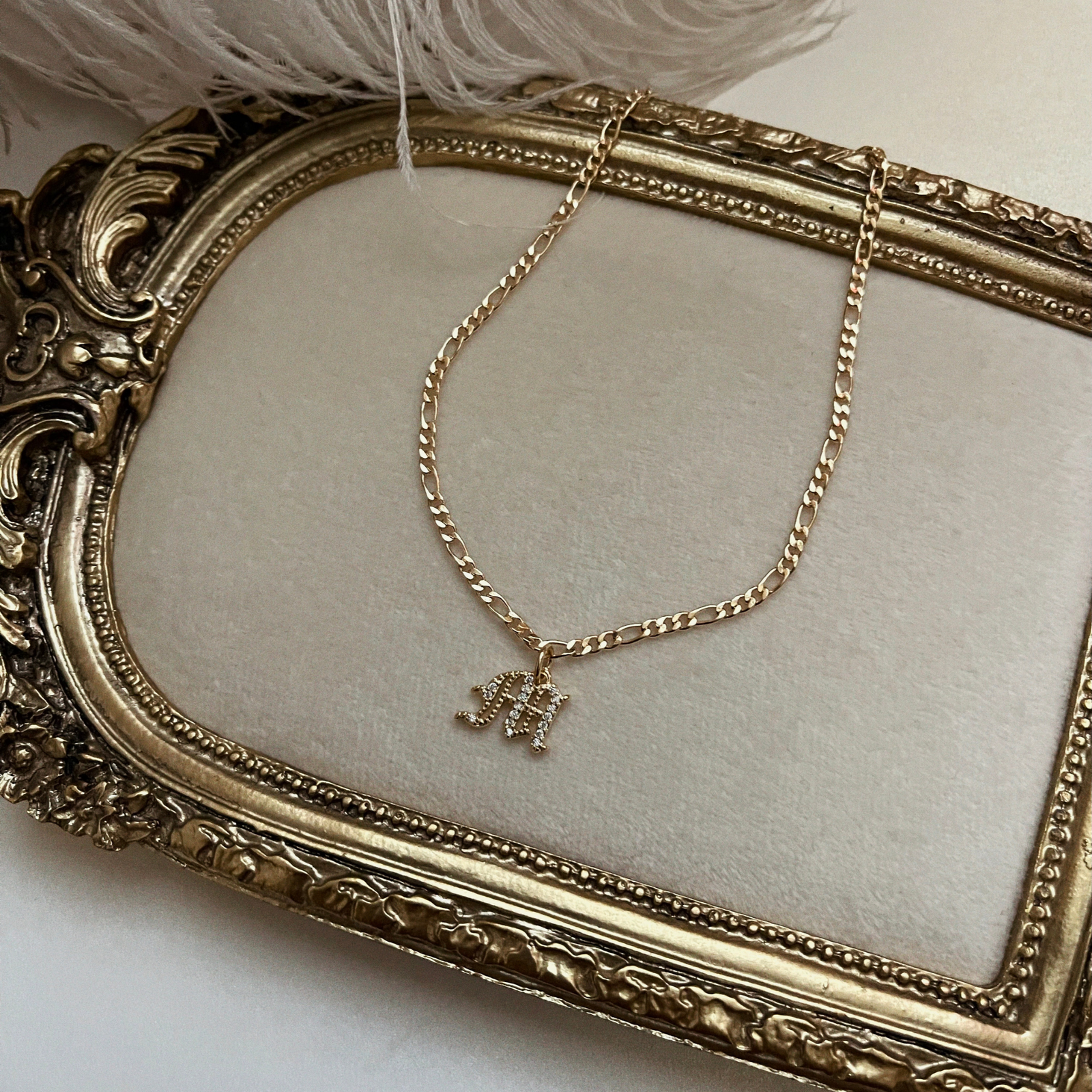 Custom Old Script Anklet - Image 2