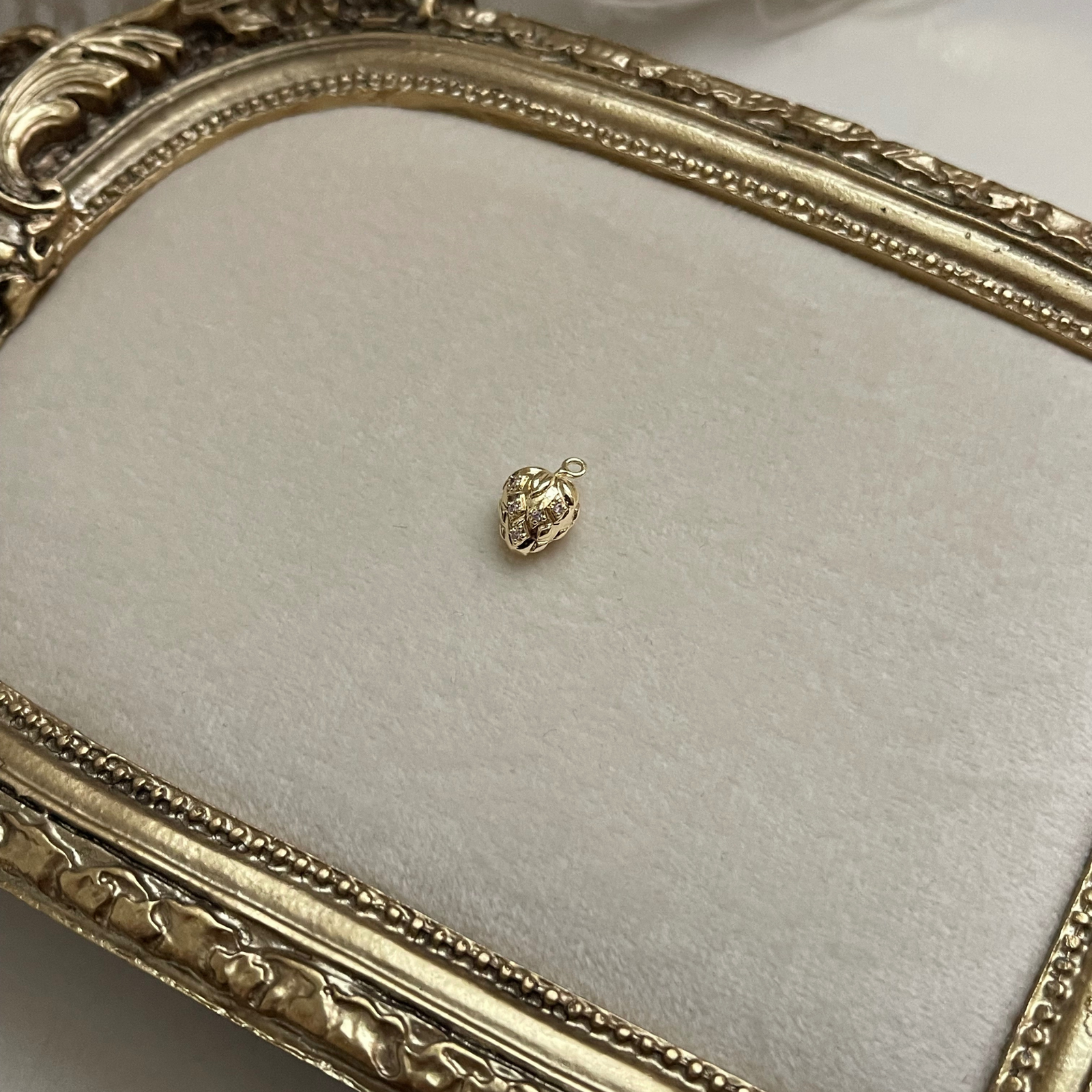 Tiny Strawberry Charm - Image 2