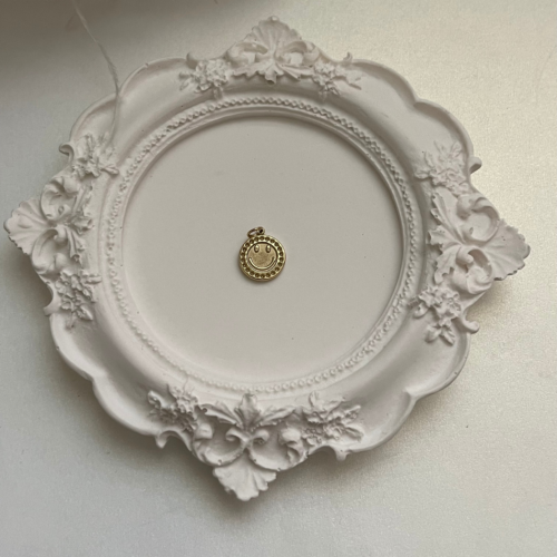 Tiny Smiley Face Charm