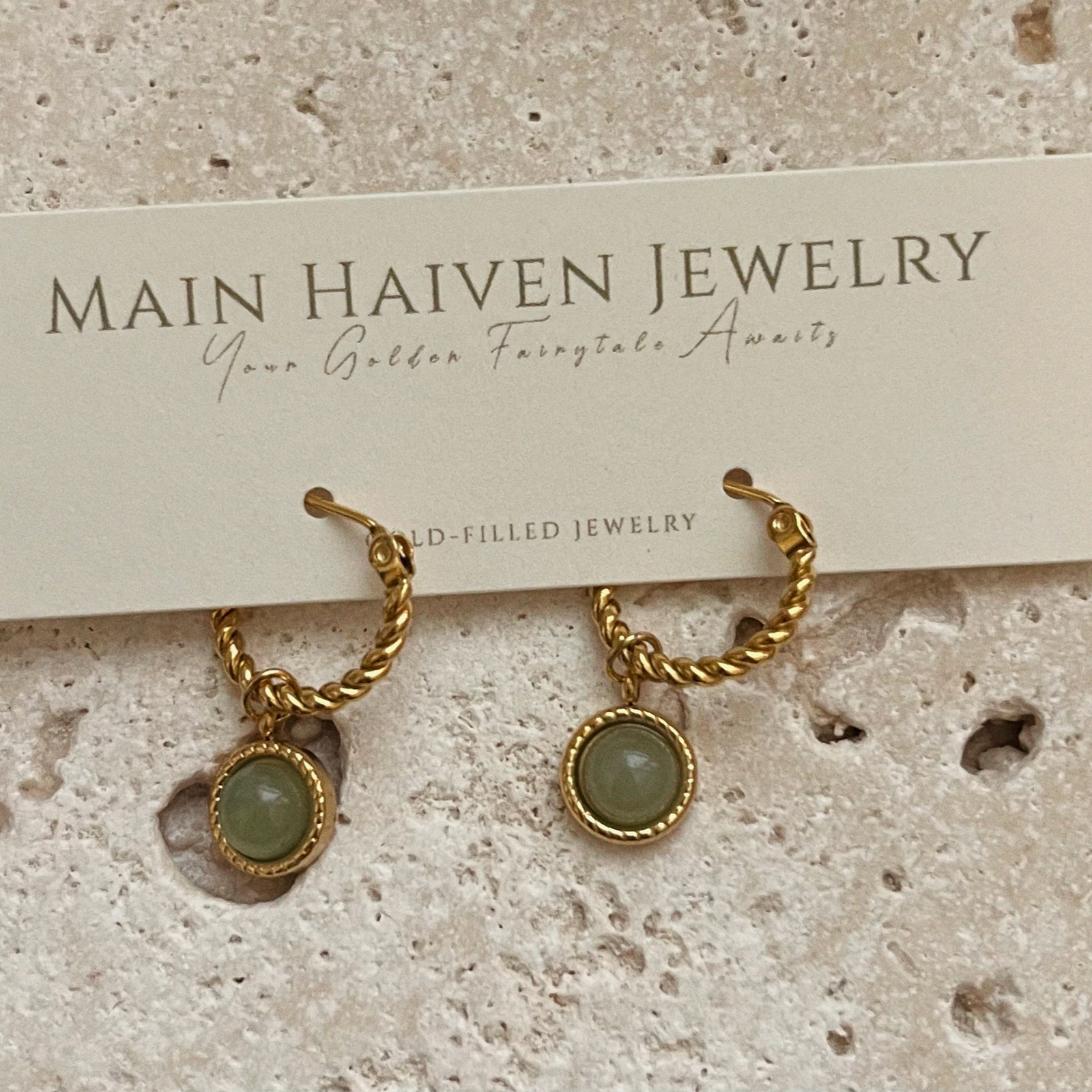 Hazel Charm Hoops - Image 2