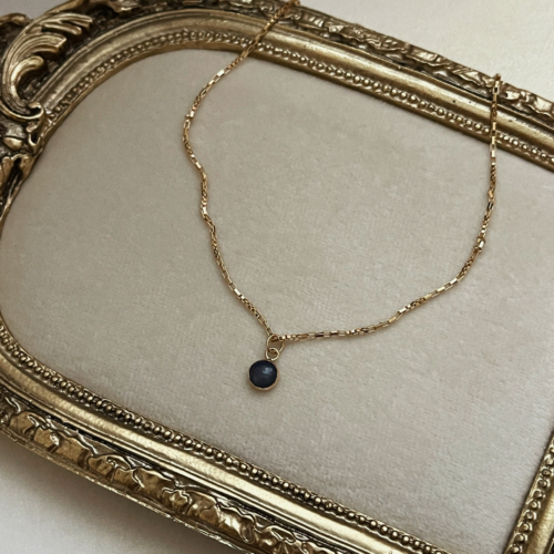 Midnight Blue Opal Necklace