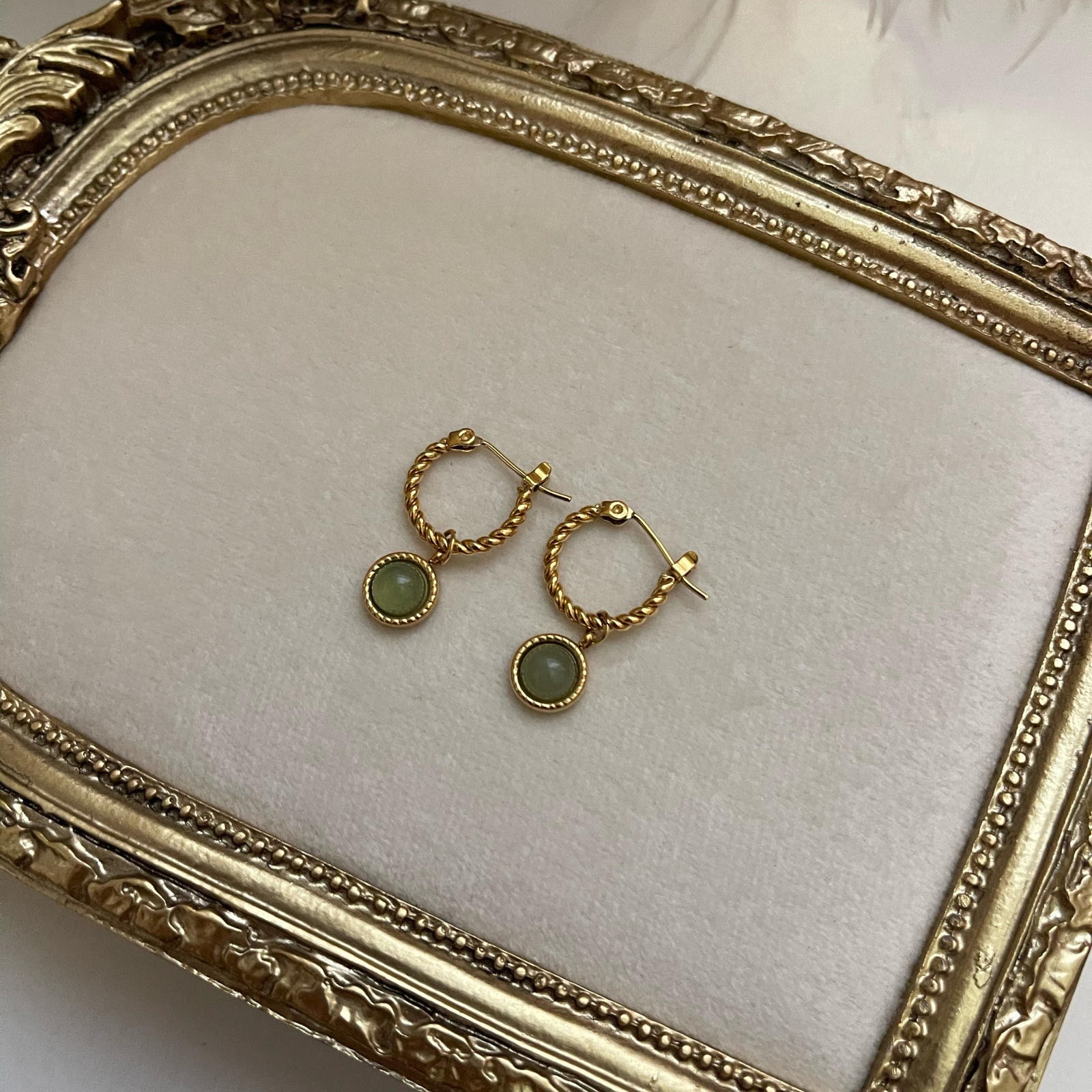 Hazel Charm Hoops