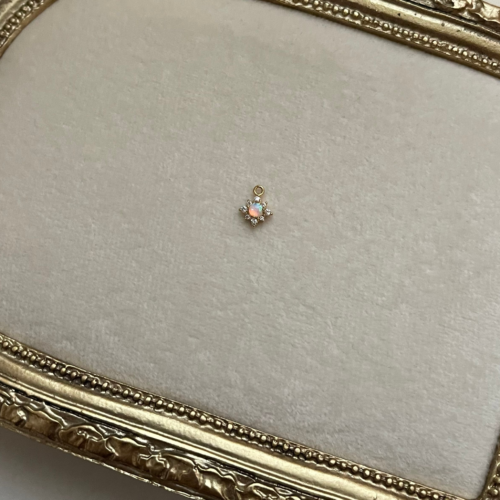 Tiny Opal Star Charm
