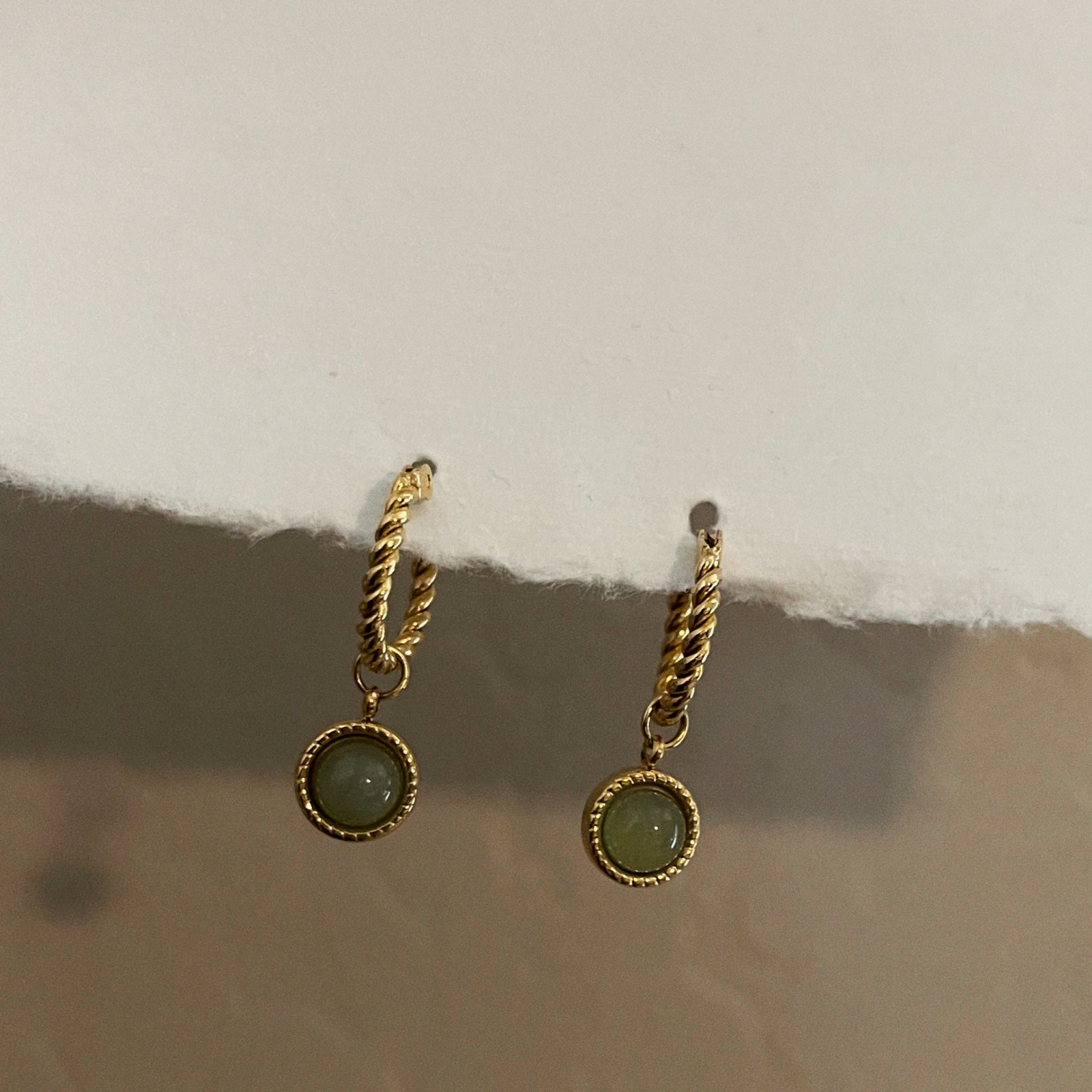 Hazel Charm Hoops - Image 5