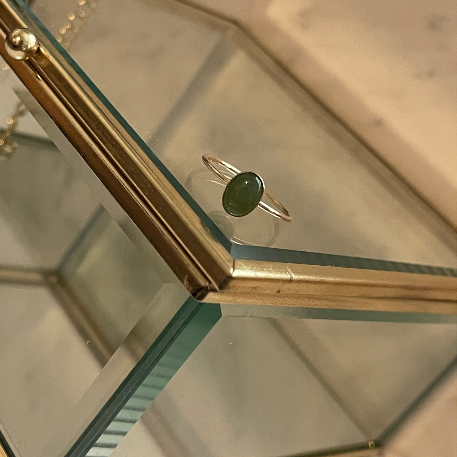 Nephrite Jade Ring Size 8