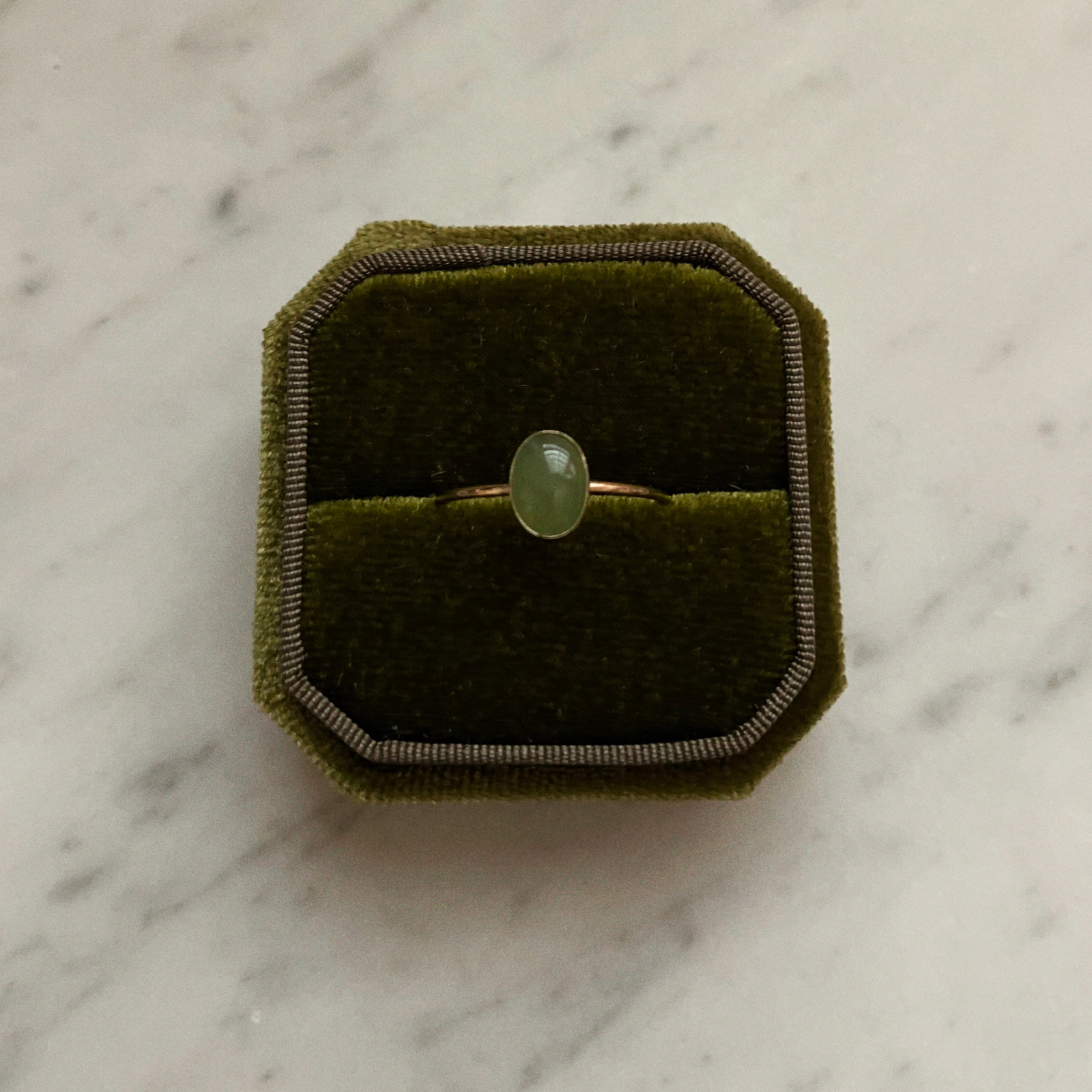 Nephrite Jade Ring Size 8 - Image 2