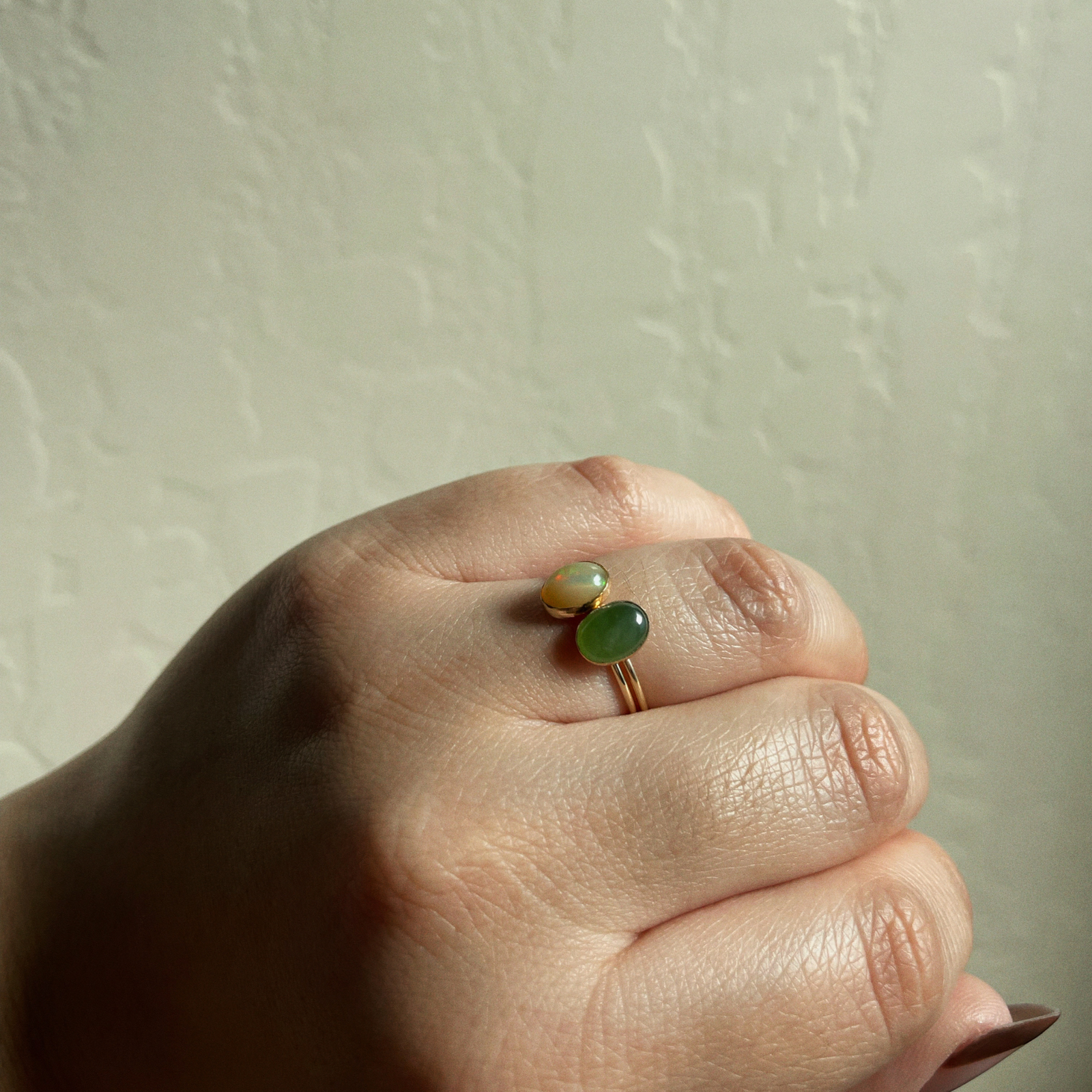 Nephrite Jade Ring Size 8 - Image 3